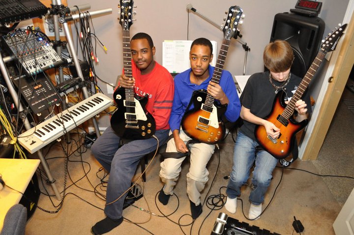 Iron Cross in the studio